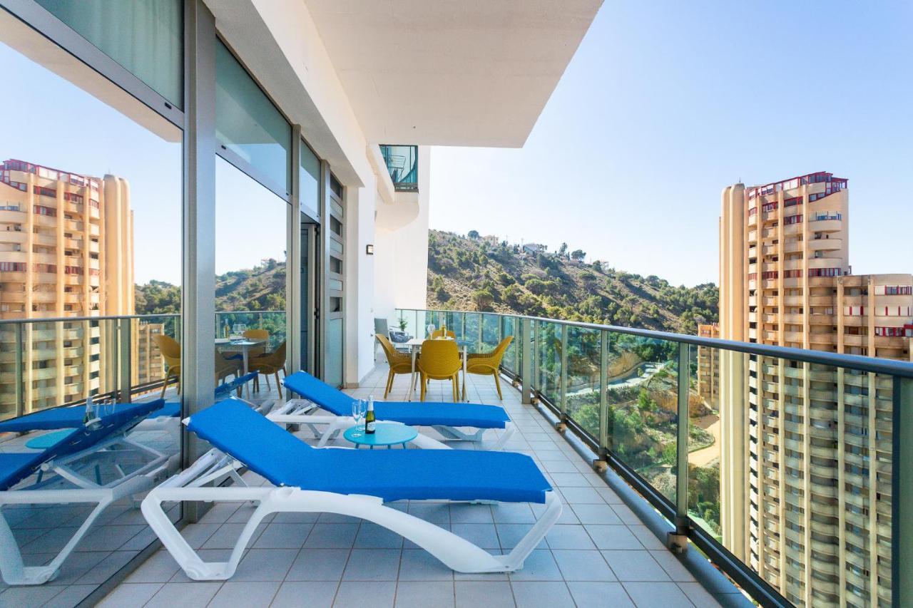 Skyline 10 Gran Terraza Privada Con Vistas Espectaculares Apartment Benidorm Exterior photo